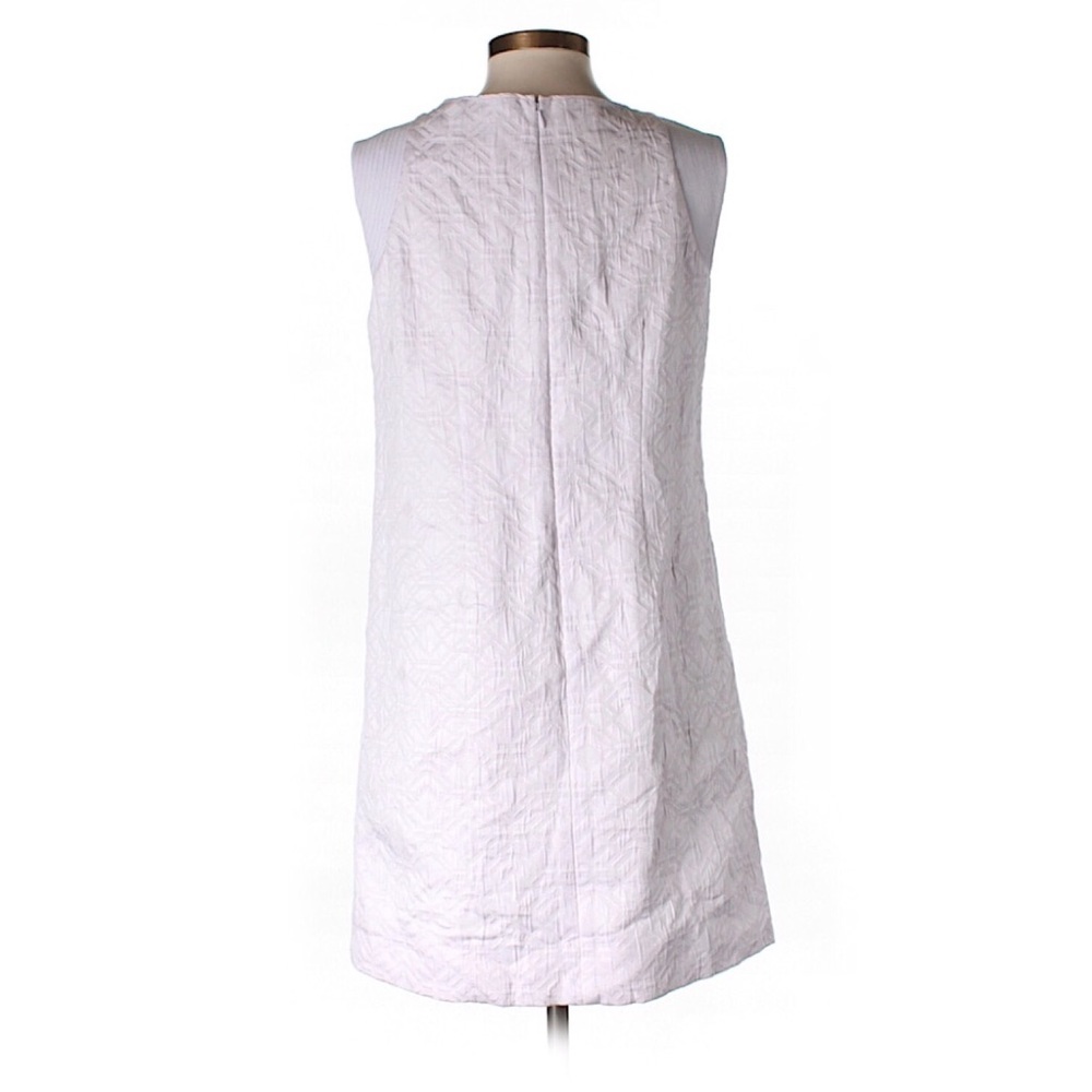 [J CREW] lilac jacquard dress with shoulder detail - Picture 2 of 2